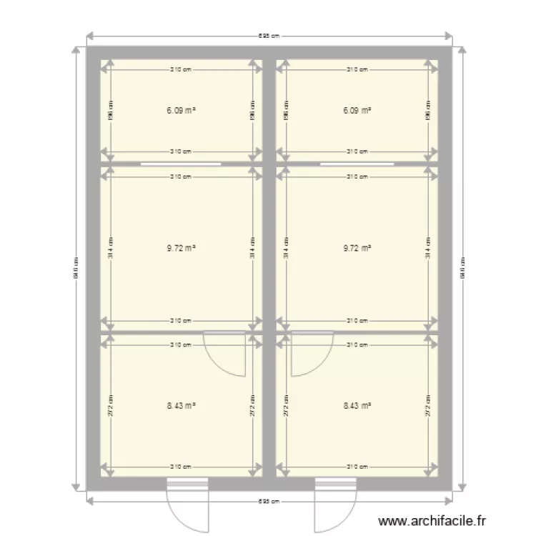 RCH FOND DROITE ET GAUCHE. Plan de RCH FOND DROITE ET GAUCHE. Plan de