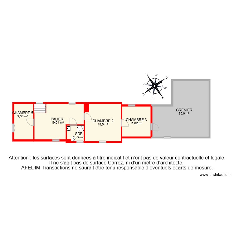 BI 6869 ETAGE . Plan de 0 pièce et 0 m2