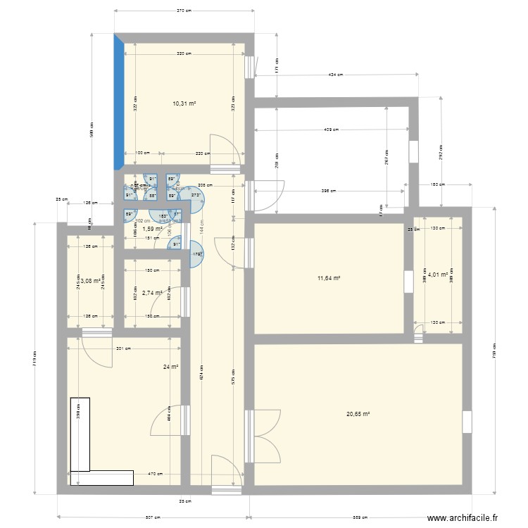 mon appart. Plan de 0 pièce et 0 m2