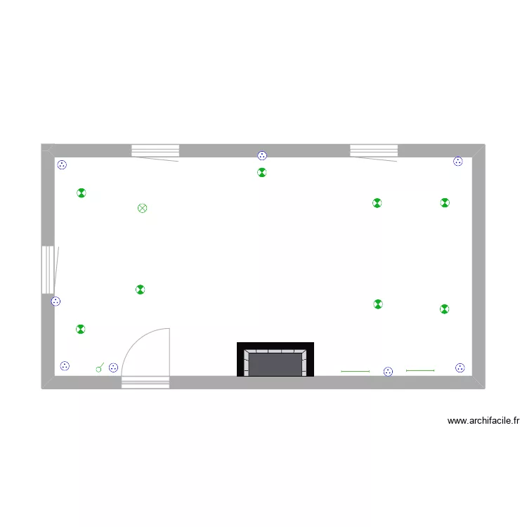 salon. Plan de 0 pièce et 0 m2