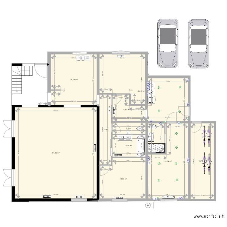 maison toulouse projet 2. Plan de 0 pièce et 0 m2