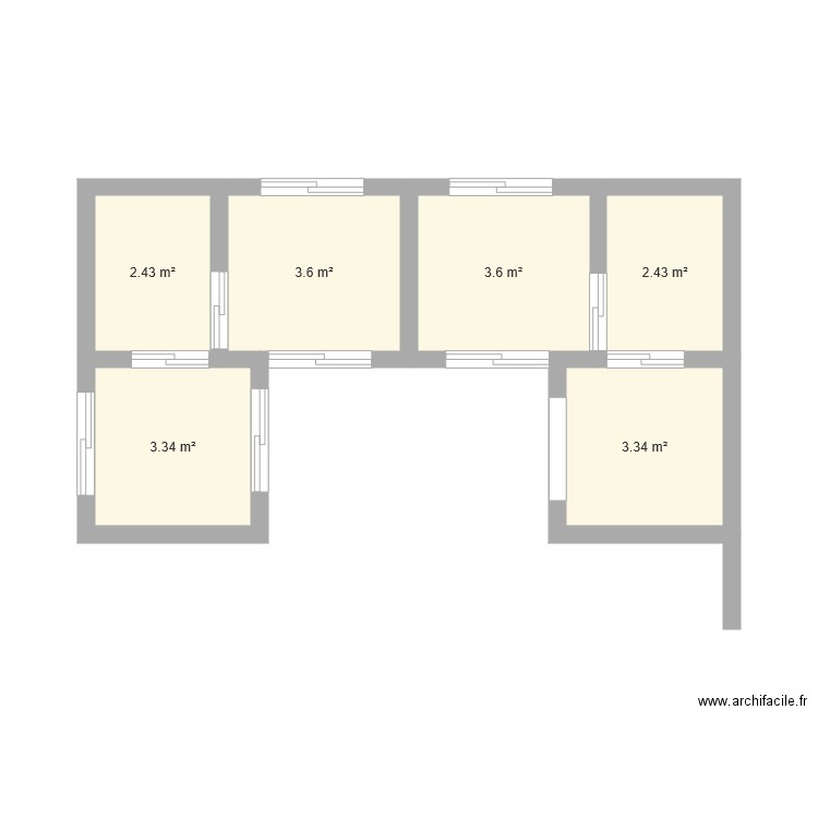 hacienda 01. Plan de 0 pièce et 0 m2