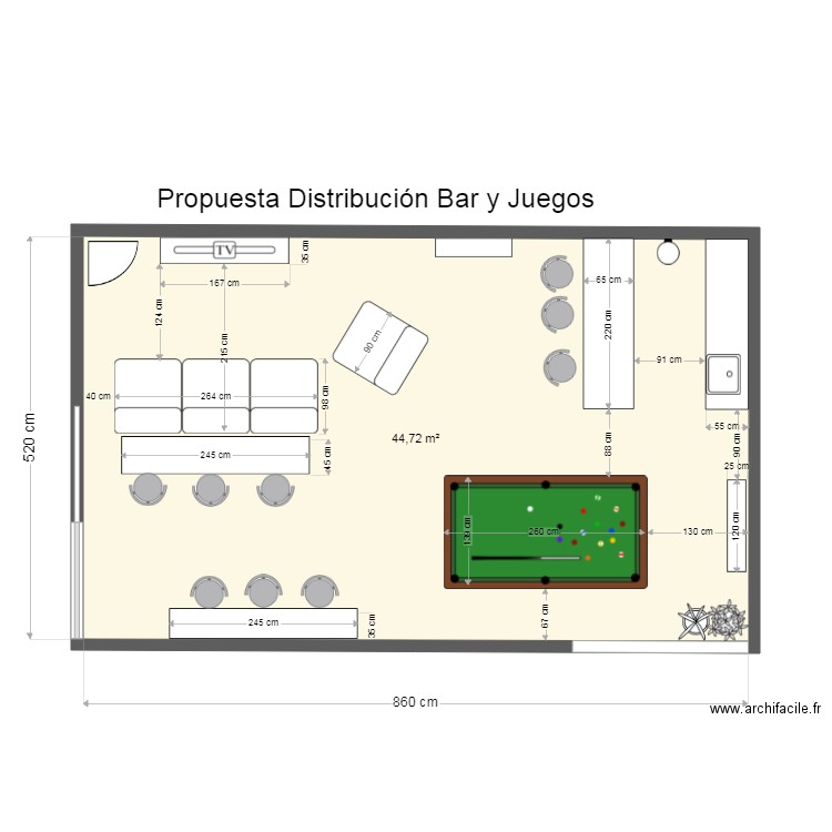 Casa Creston Bar 3era Opción. Plan de 0 pièce et 0 m2