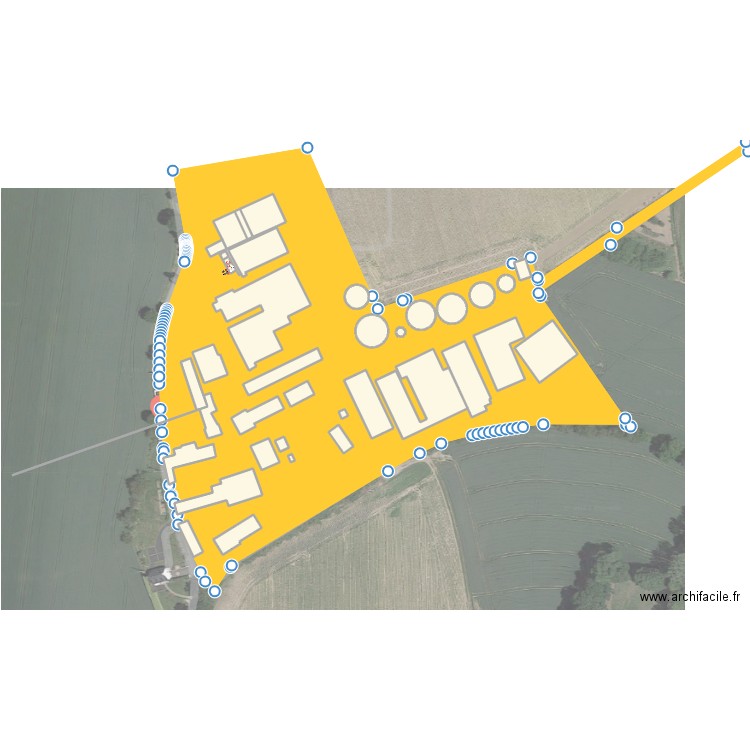 Salle Villeon prise vue 1. Plan de 0 pièce et 0 m2