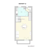 Existant rdc saulce 1er &eacute;tage