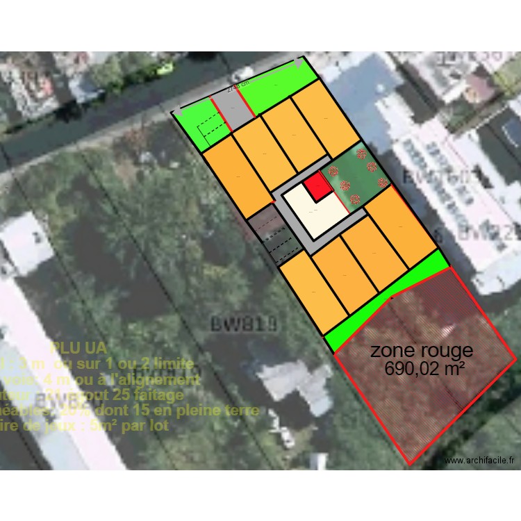 BW 816 817 - TECHER PATRICK . Plan de 0 pièce et 0 m2