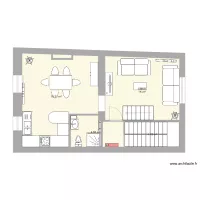 Anatole France 4&egrave;me &eacute;tage duplex 1 version studio am&eacute;nag&eacute;