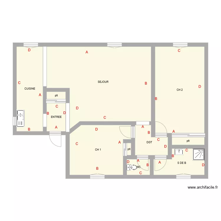 MAIRIE DE BERSAC. Plan de 