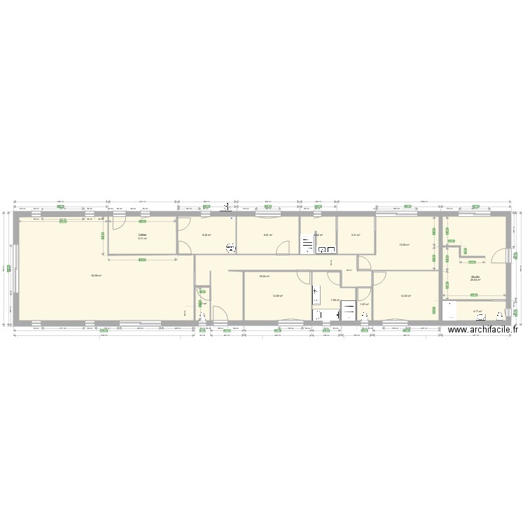 Loft Montardon non Meublé Bis. Plan de 0 pièce et 0 m2