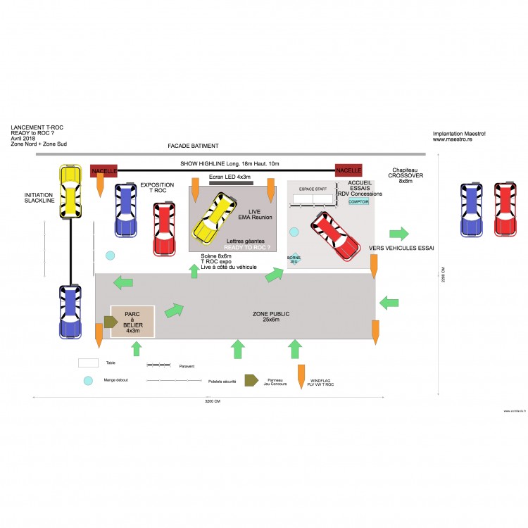 VW TI ROC Taillé pour La Réunion V4. Plan de 0 pièce et 0 m2