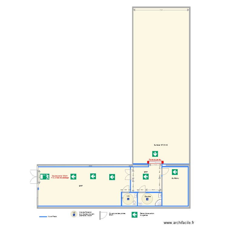 Plan Archi EVACUATION 2. Plan de 0 pièce et 0 m2