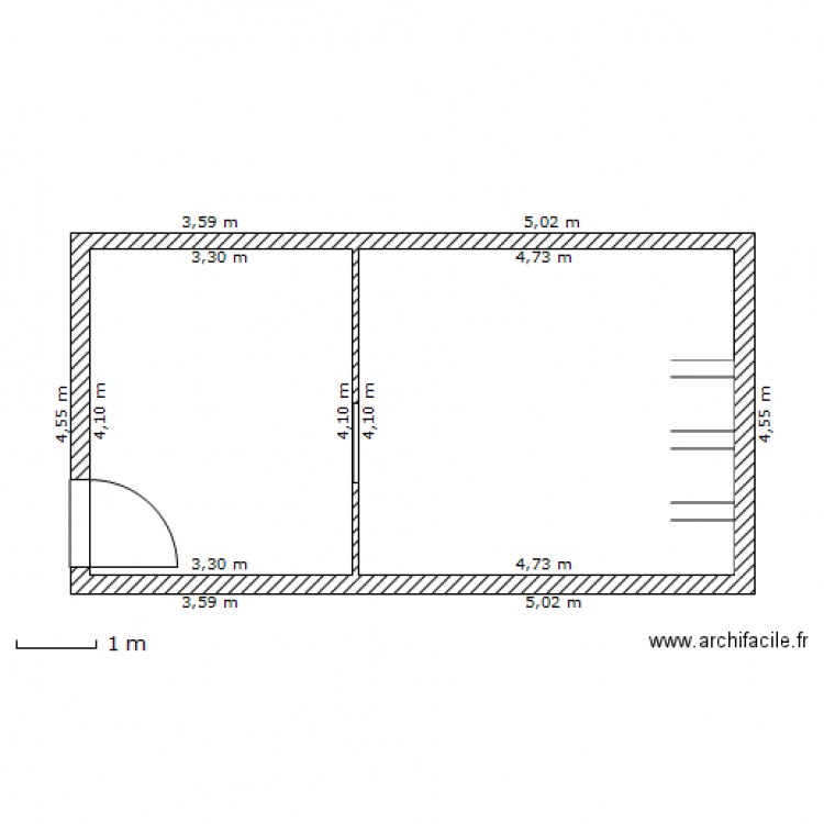 maison -1. Plan de 0 pièce et 0 m2