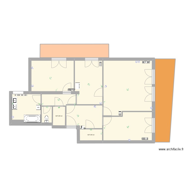 appartr. Plan de 0 pièce et 0 m2