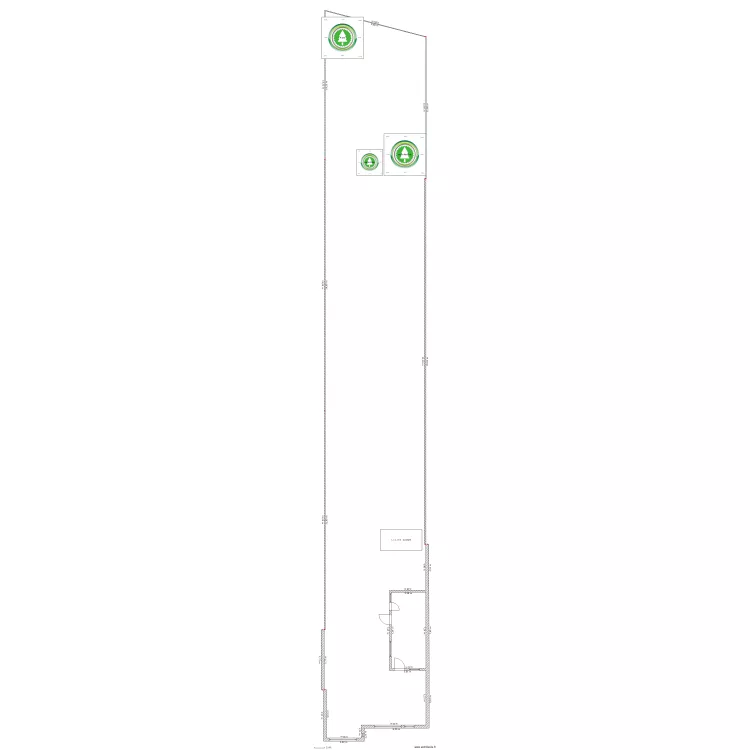 plan jardin. Plan de 