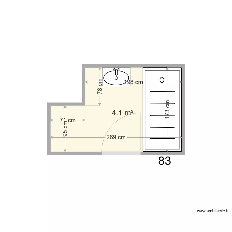 BAZI SAROUDA . Plan de 