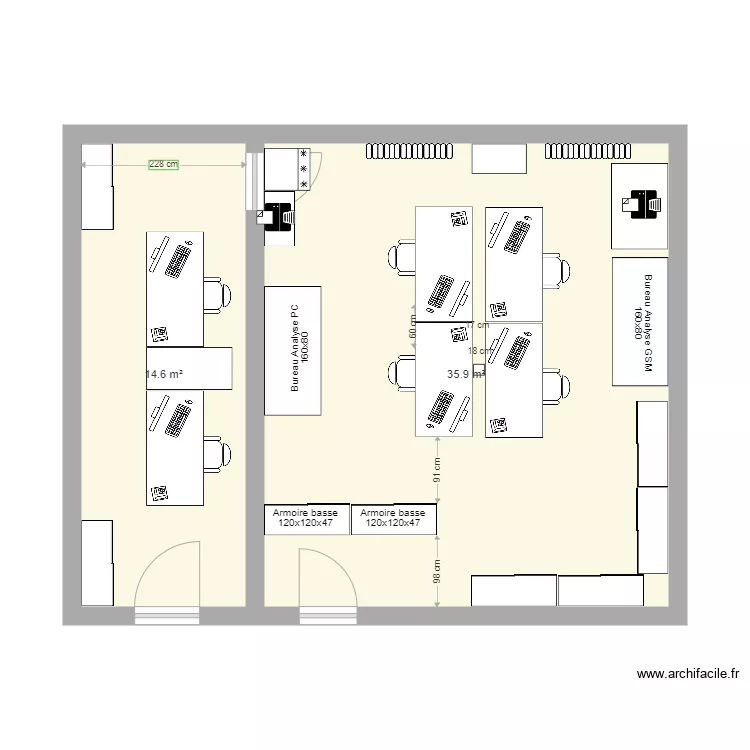 Labo projet. Plan de 
