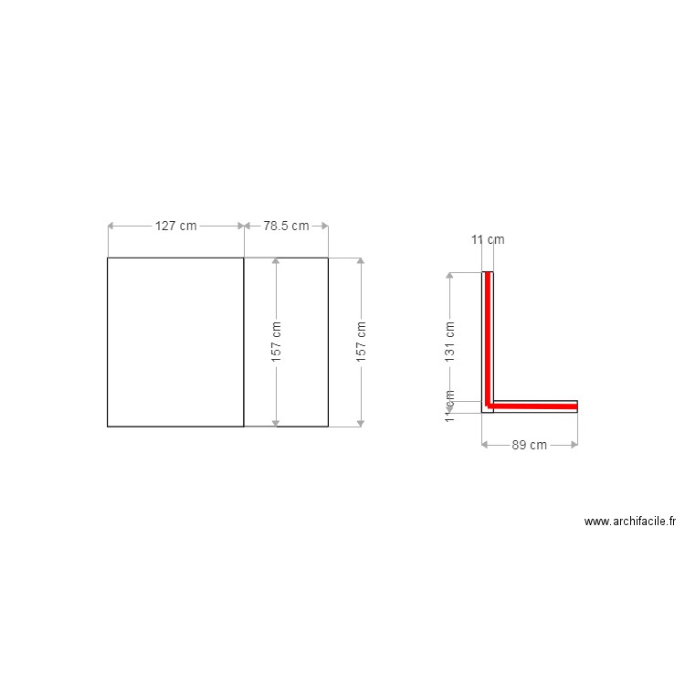 vérière. Plan de 0 pièce et 0 m2