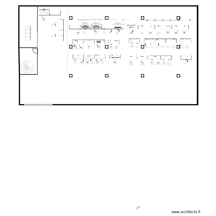 LOL 3 2022 V6. Plan de 15 pièces et 480 m2