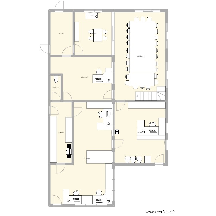 Bureaux 2. Plan de 0 pièce et 0 m2