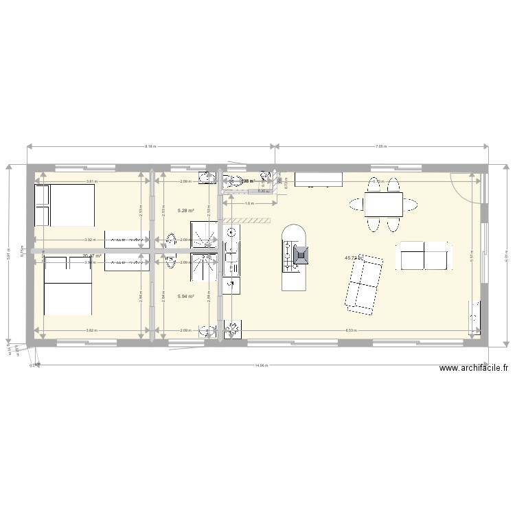 Maison ecurie. Plan de 0 pièce et 0 m2