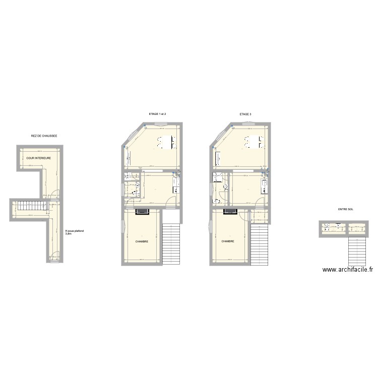 Fransman 55 Projeté. Plan de 0 pièce et 0 m2