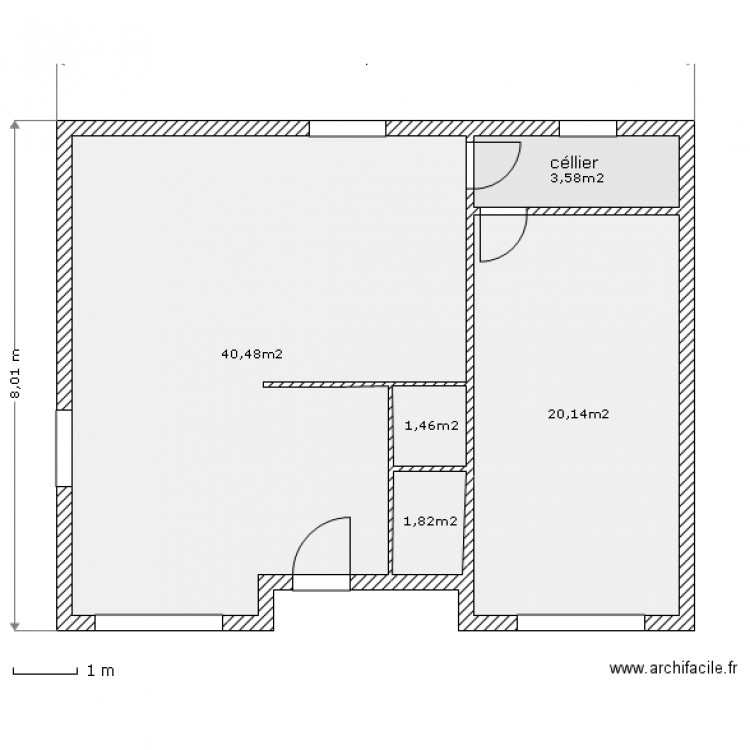 Plan. Plan de 0 pièce et 0 m2