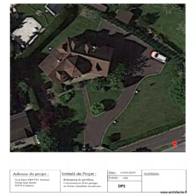 PLAN DE MASSE. Plan de 