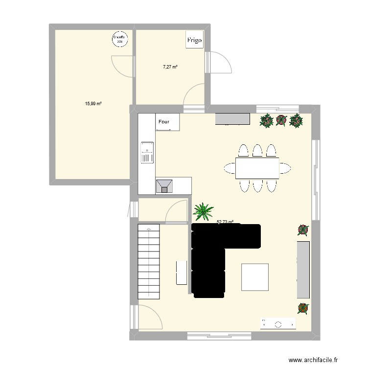 essai 7x8 5. Plan de 0 pièce et 0 m2