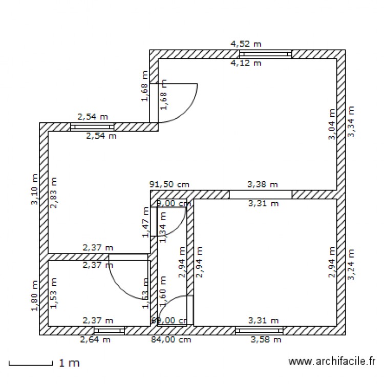 Gudin RDC. Plan de 0 pièce et 0 m2