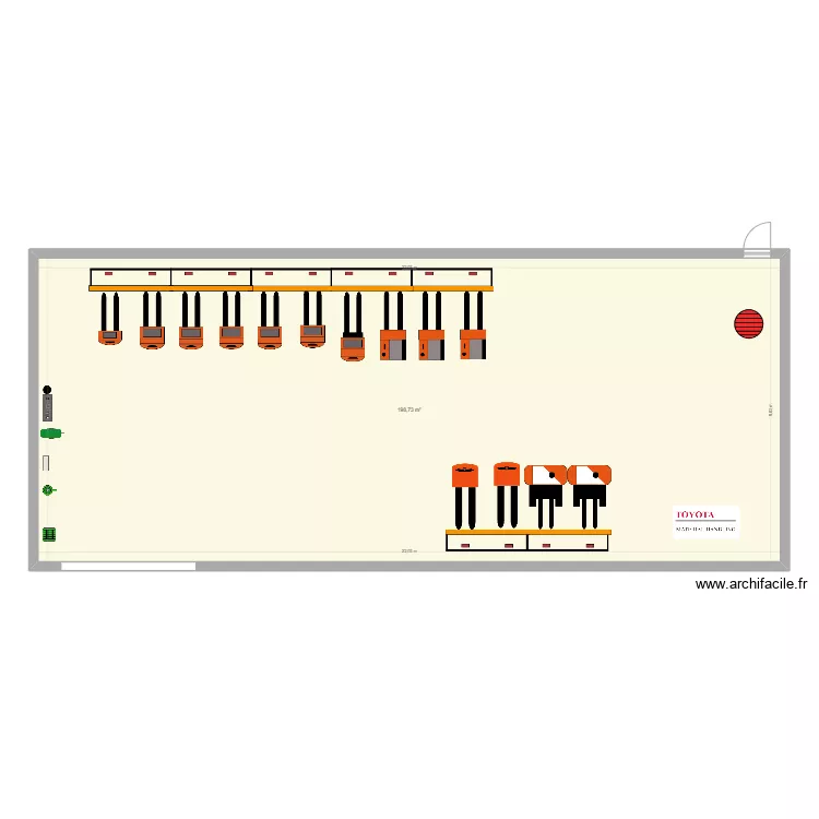 Colis prive compans. Plan de 