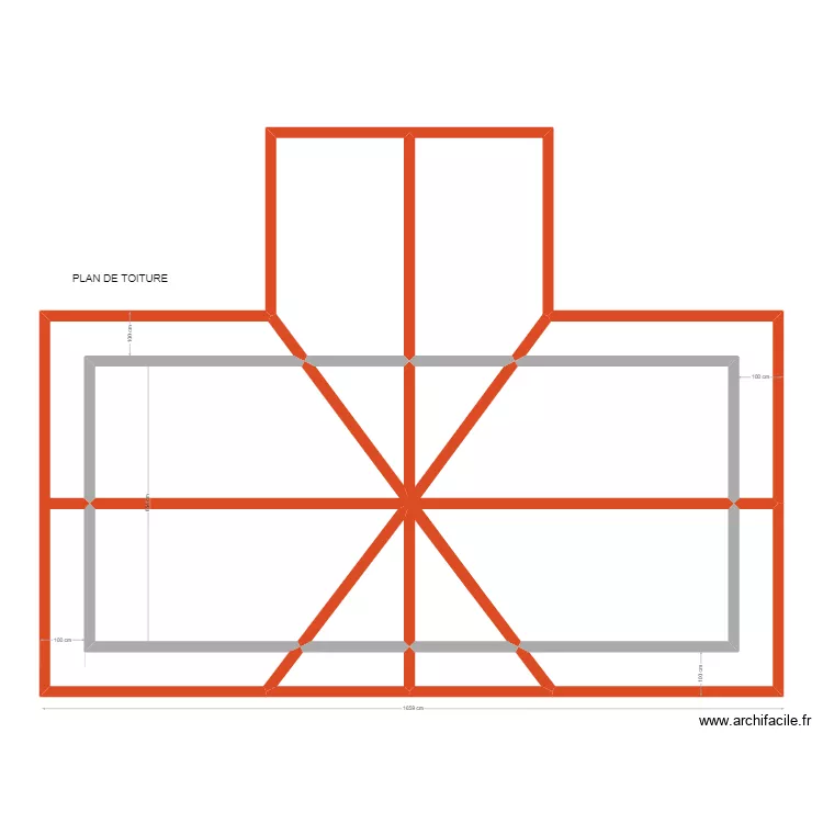 PLAN DE TOITURE SAINT GERAUD. Plan de 