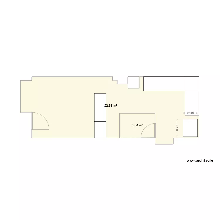 Boutique v4 meublée. Plan de Boutique v4 meublée. Plan de