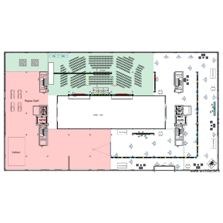 implantation FTI. Plan de 0 pièce et 0 m2