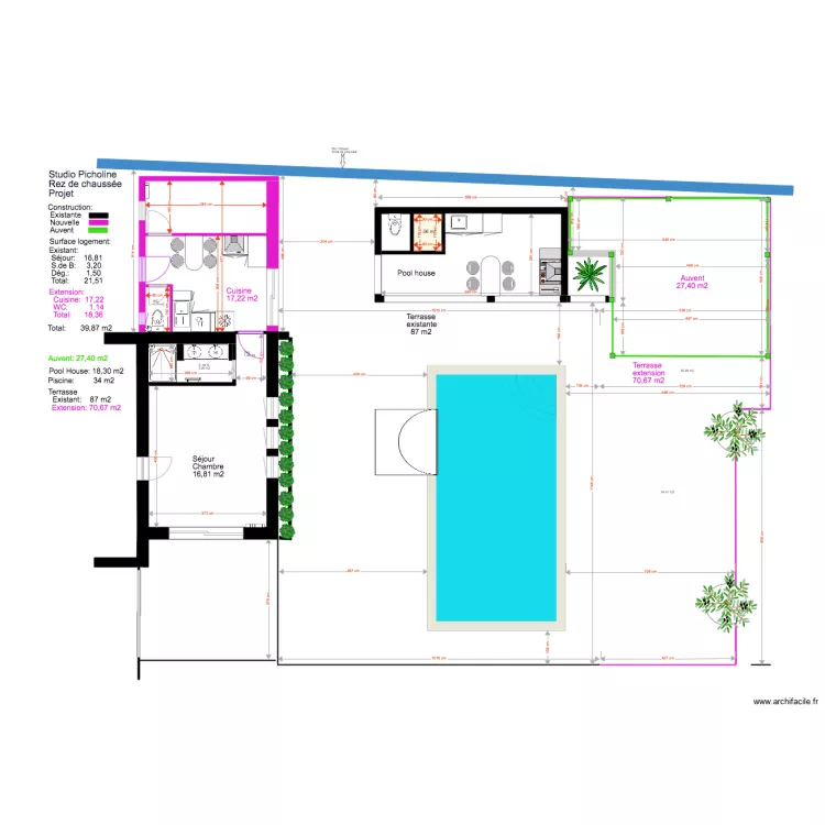 Studio Picholine Projet cuisine 0717 PC 4. Plan de 
