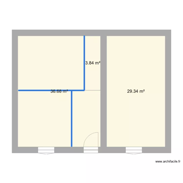 ETAGE INTERIEUR ESSAI. Plan de 