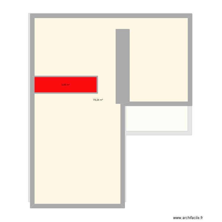 miniere. Plan de 3 pièces et 171 m2