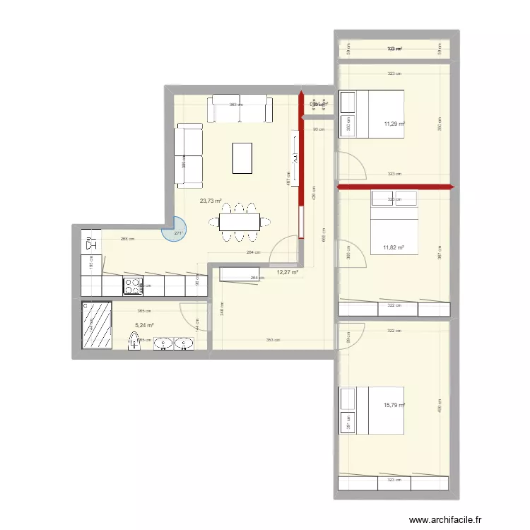 Gloria version A2. La mas Barata 3hab FABORITO. Plan de 