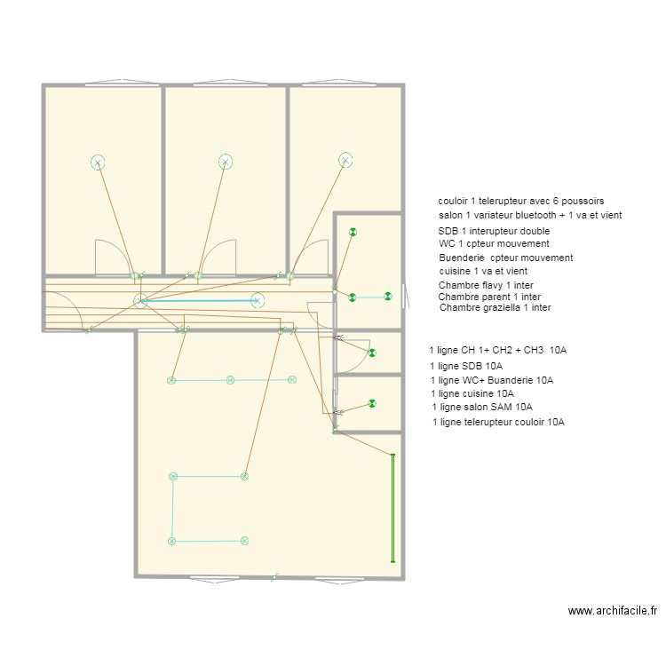 appart st genest eclairage. Plan de 0 pièce et 0 m2