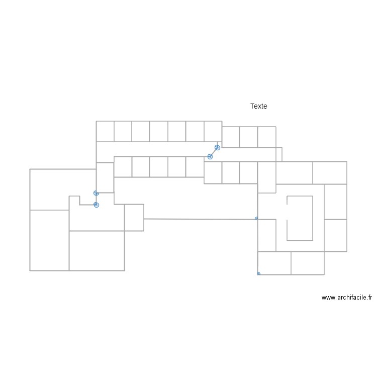 Plan Viaz 2 ème étage. Plan de 97 pièces et 95 m2