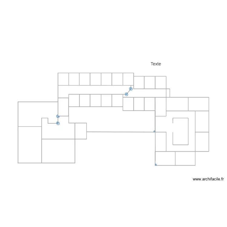 Plan Viaz 2 &egrave;me &eacute;tage. Plan de 