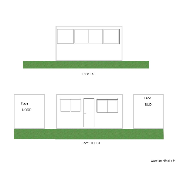 BUNGALOW JURY 2. Plan de 0 pièce et 0 m2