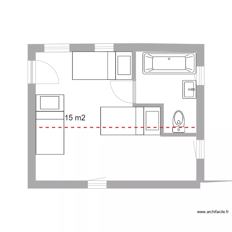 Montoison Plan Extension 1er étage Hyp 3. Plan de Montoison Plan Extension 1er étage Hyp 3. Plan de