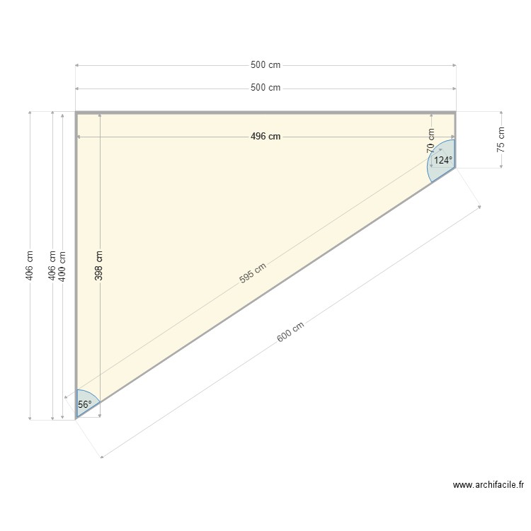 PLAN DE PLACARD CAMION SERGE. Plan de 1 pièce et 12 m2