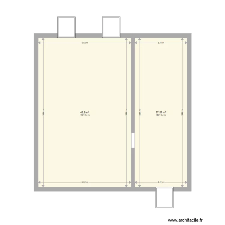 PLAN COMBLE MAISON. Plan de PLAN COMBLE MAISON. Plan de
