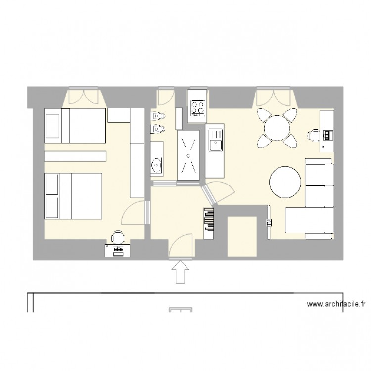 studenti B. Plan de 0 pièce et 0 m2