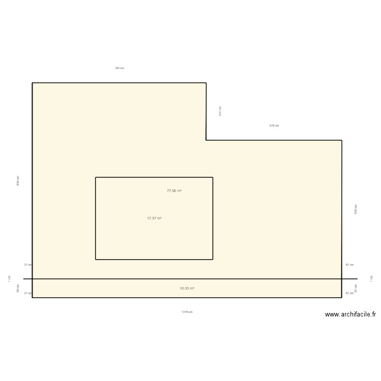 fabre estagel. Plan de 3 pièces et 123 m2