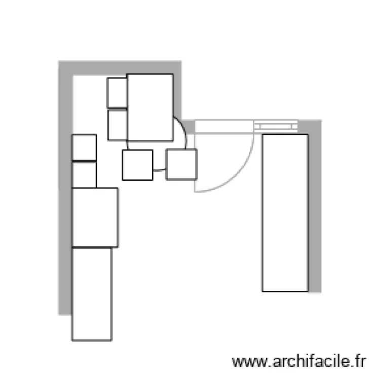 CUISINE HIRONDELLES. Plan de 