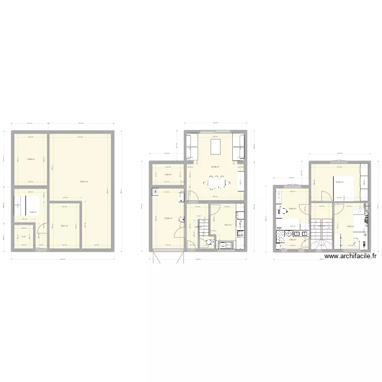 Maison 2. Plan de 