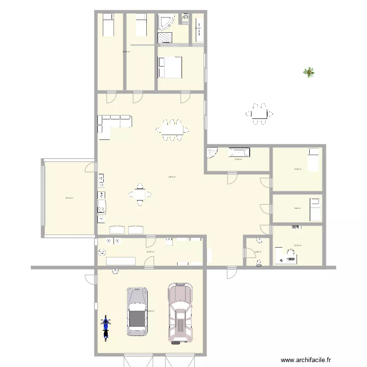 Maison LN. Plan de 