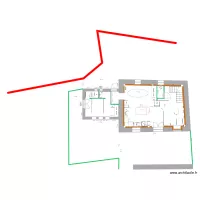 rdc avec limite et terrasse
